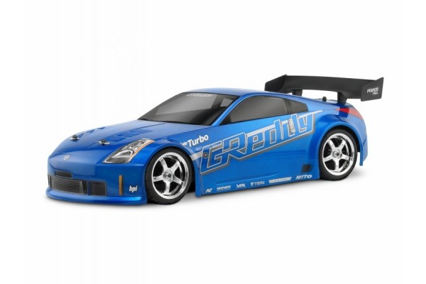 HPI NISSAN 350Z GREDDY TWIN TURBO (200MM) BODY SHELL (17518)