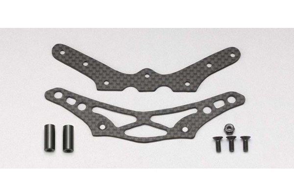 YOKOMO GRAPHITE BUMPER FOR YD-2/BUMPER BRACE (YOKOMO) (Y2-001GBA)