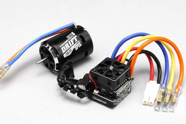 YOKOMO BL PRO 4 ESC WITH ZERO-S 10.5T (BLACK) (BL-P4105DBA)