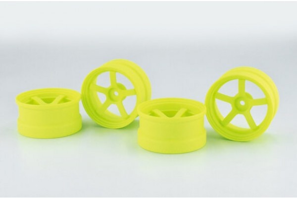 REVE D DRIFT WHEEL DP5 FLOURESCENT YELLOW (8mm OFFSET)(2pcs)(RW-DP5Y8)