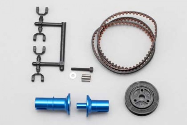 YOKOMO Full Counter Solid Axle Set (Rear×1.5/Blue) (IB-FCD15)