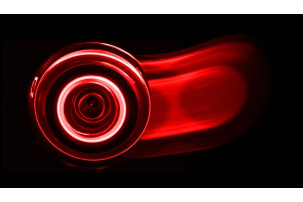 COMMON SENSE Wheel LED Lighting Kit for RC Drift Cars (Set of 4) - Red (LED-WHEEL-RED)