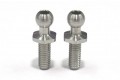 REVE D SPM TITANIUM ROD END BALL L (4.3mm, SCREW LENGTH 8.0MM, 2 PIECES)(RT-006LA)