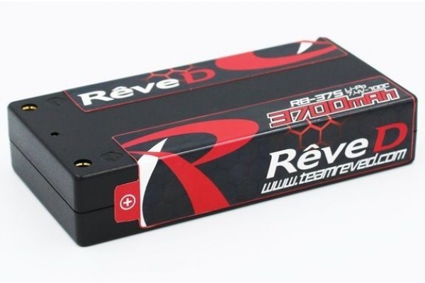 Reve D 7.4V／3700mAh Short Size 2S Li-Po (RB-37SA)