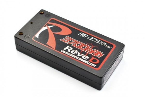 REVE D 3700mAh THIN SHORTY Li-Po BATTERY(RB-37SB)