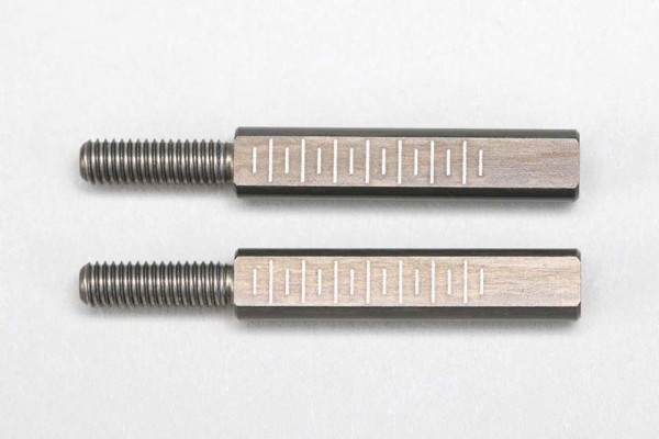 YOKOMO ALUMINUM 4.5mm ROD END ADAPTER FOR RD2.0 21mm (2pcs)(RD-008FA21)