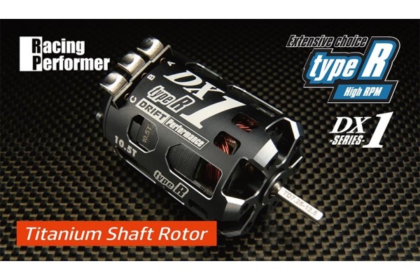 YOKOMO RACING PERFORMER DX1 TYPE-R BRUSHLESS MOTOR 13.5T (TITANIUM SHAFT SPECIFICATION)(RPM-DX135RTA)