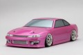 YOKOMO 460 POWER S14 SILVIA BODY W/LIGHT DECAL(SD-S144BB)