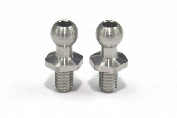 REVE D SPM TITANIUM ROD END BALL S (4.3mm, SCREW LENGTH 4.5MM, 2 PIECES)(RT-006SA)