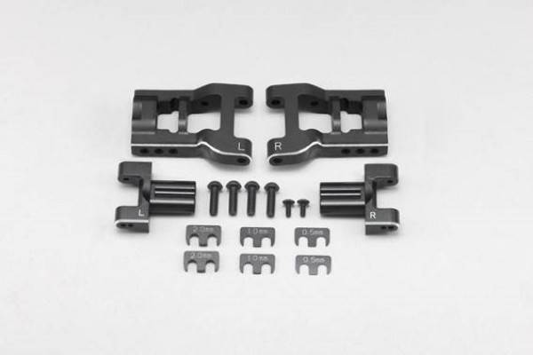 YOKOMO ADJUSTABLE REAR LOWER SHORT H SUSPENSION ARM SET (Y2-008RASA)