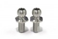 REVE D SPM TITANIUM ROD END BALL SHORT NECK (4.3mm, SCREW LENGTH 6.0MM, 2 PIECES)(RT-006SNA)