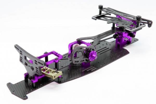 WRAP-UP NEXT TRAVIS 2 LCS CHASSIS KIT PLUS PACKAGE (PURPLE)(0634-FD)