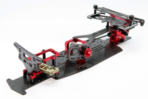 WRAP-UP NEXT TRAVIS 2 LCS CHASSIS KIT PLUS PACKAGE (RED)(0633-FD)