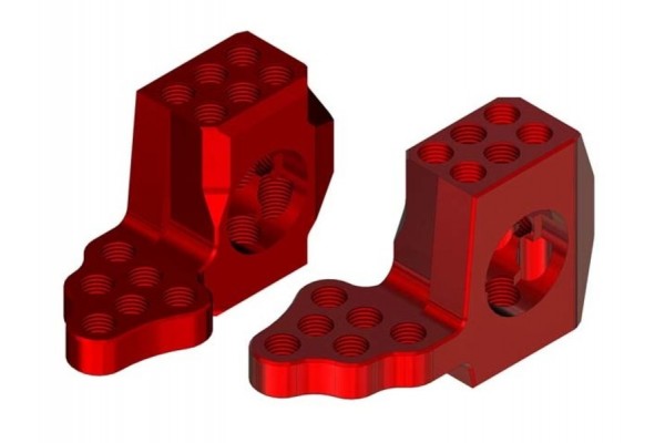 WRAP-UP NEXT GX FRONT KNUCKLE 4 SUPER LIGHTWEIGHT (RED) (0519-FD)