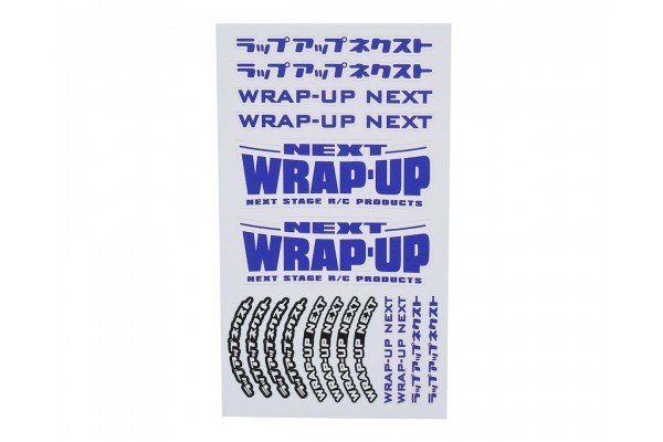 WRAP-UP NEXT LOGO / TIRE STICKER TYPE-B(BLUE)(0039-05)