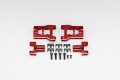 YOKOMO Adjustable rear short H arm kit (Red anodized) (Y2-R08RASA)