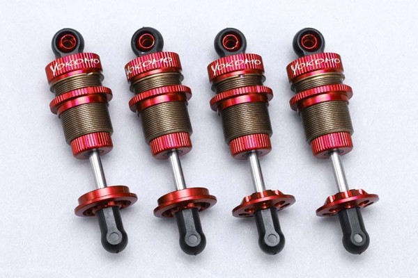 YOKOMO SLF BIG BORE SHOCK SET FOR YD-2 SERIES (RED)(Y2-SBBSRA)